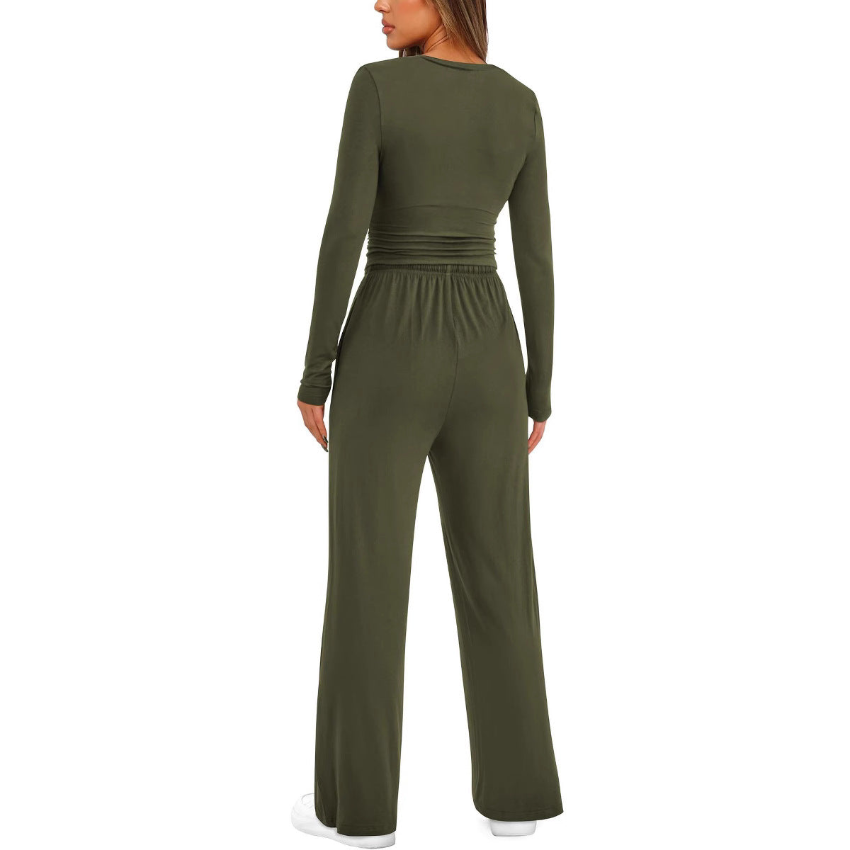 2 Pieces Women's Suit Autumn Winter Long Sleeve Tops