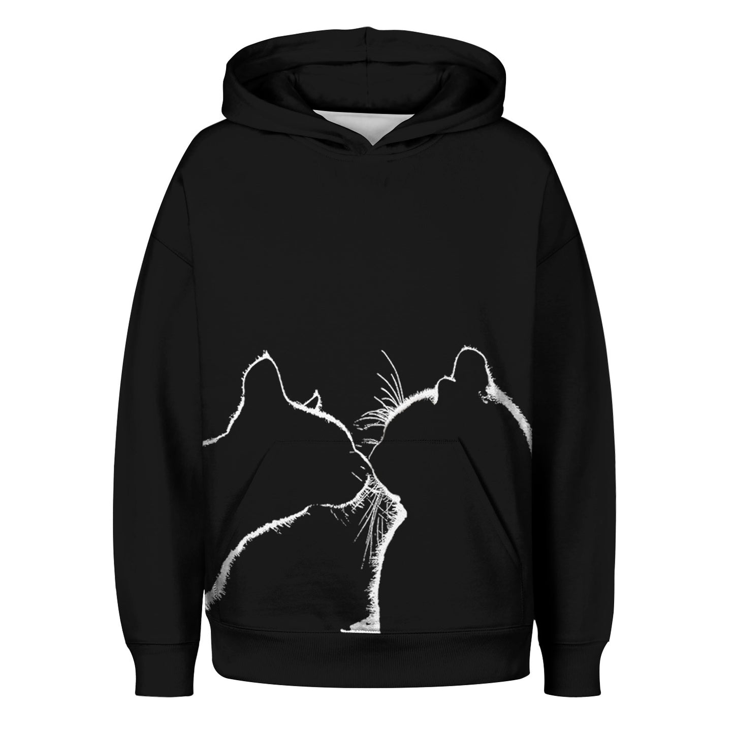 Hooded Long-sleeved Sweatshirt Pullover