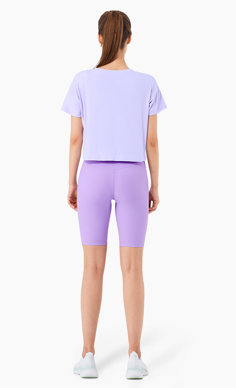 Summer Ins Comfortable Loose Sports Short Top