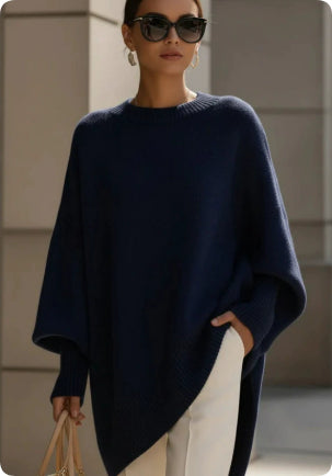 Thick Round Neck Women's Loose All-matching Sweater