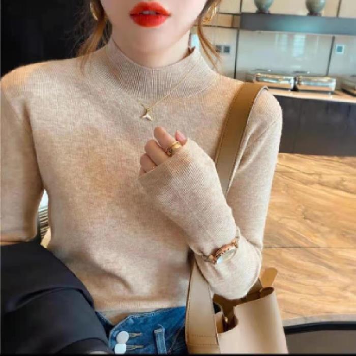 Women's Half Turtleneck Blouse