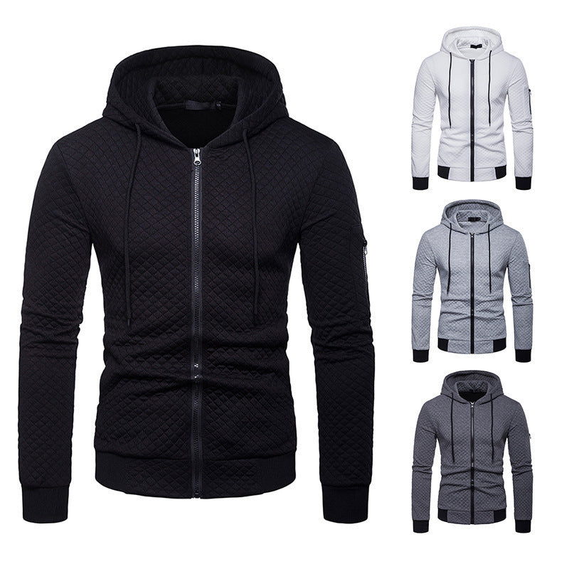 Men's Hooded Sweatshirt Jacket