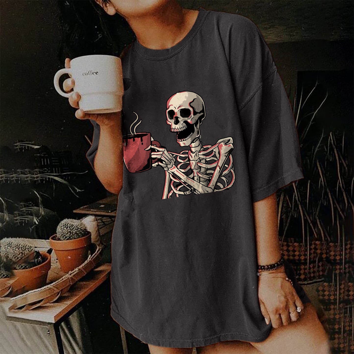 Short Sleeve T Shirt Women's Vintage Print