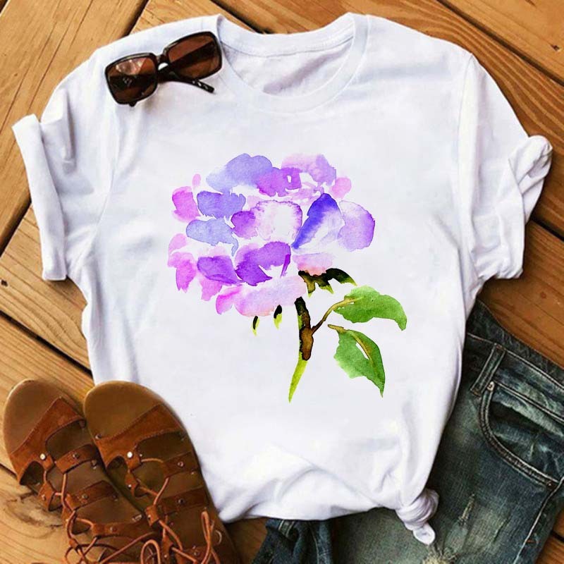 Summer New Printed Short-sleeved T-shirt