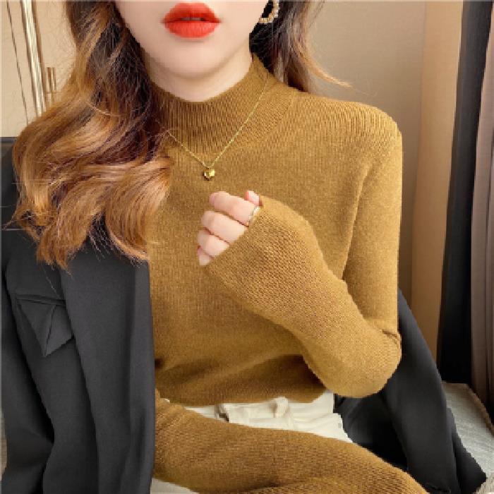 Women's Half Turtleneck Blouse