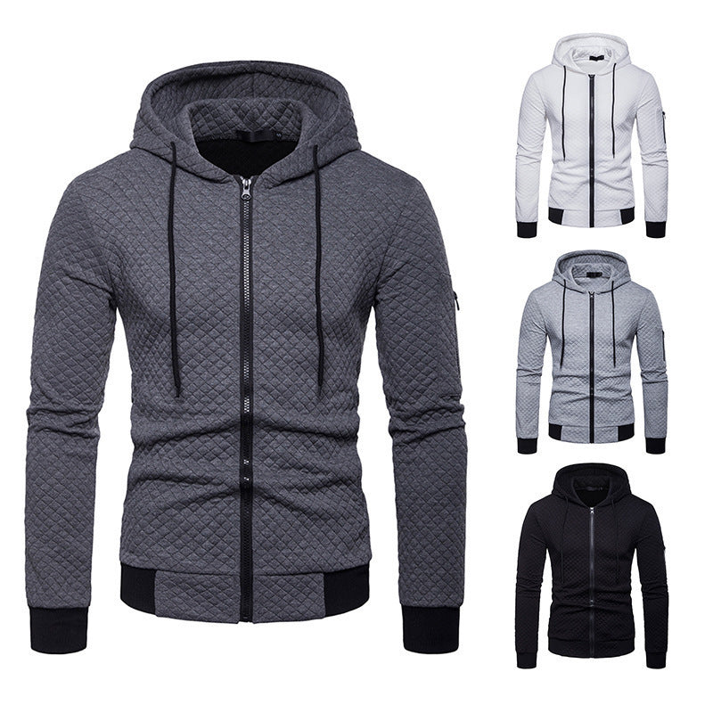 Men's Hooded Sweatshirt Jacket