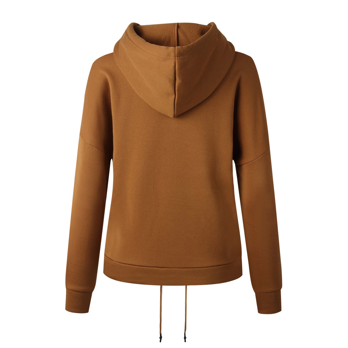 Autumn and winter tethered pocket long-sleeved sweater