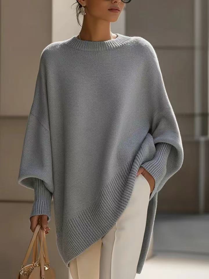 Thick Round Neck Women's Loose All-matching Sweater