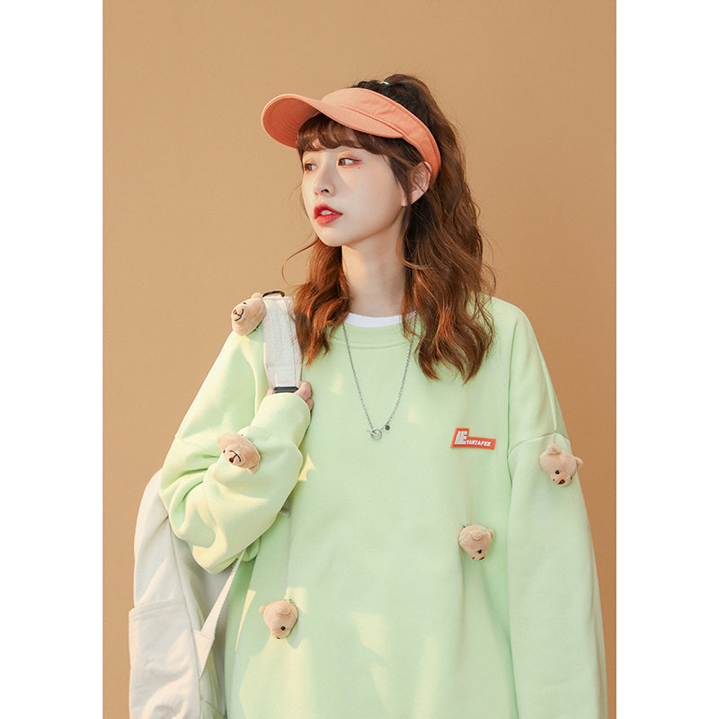 High-quality Milk Sweater Women's Spring And Autumn Thin Loose Korean Style