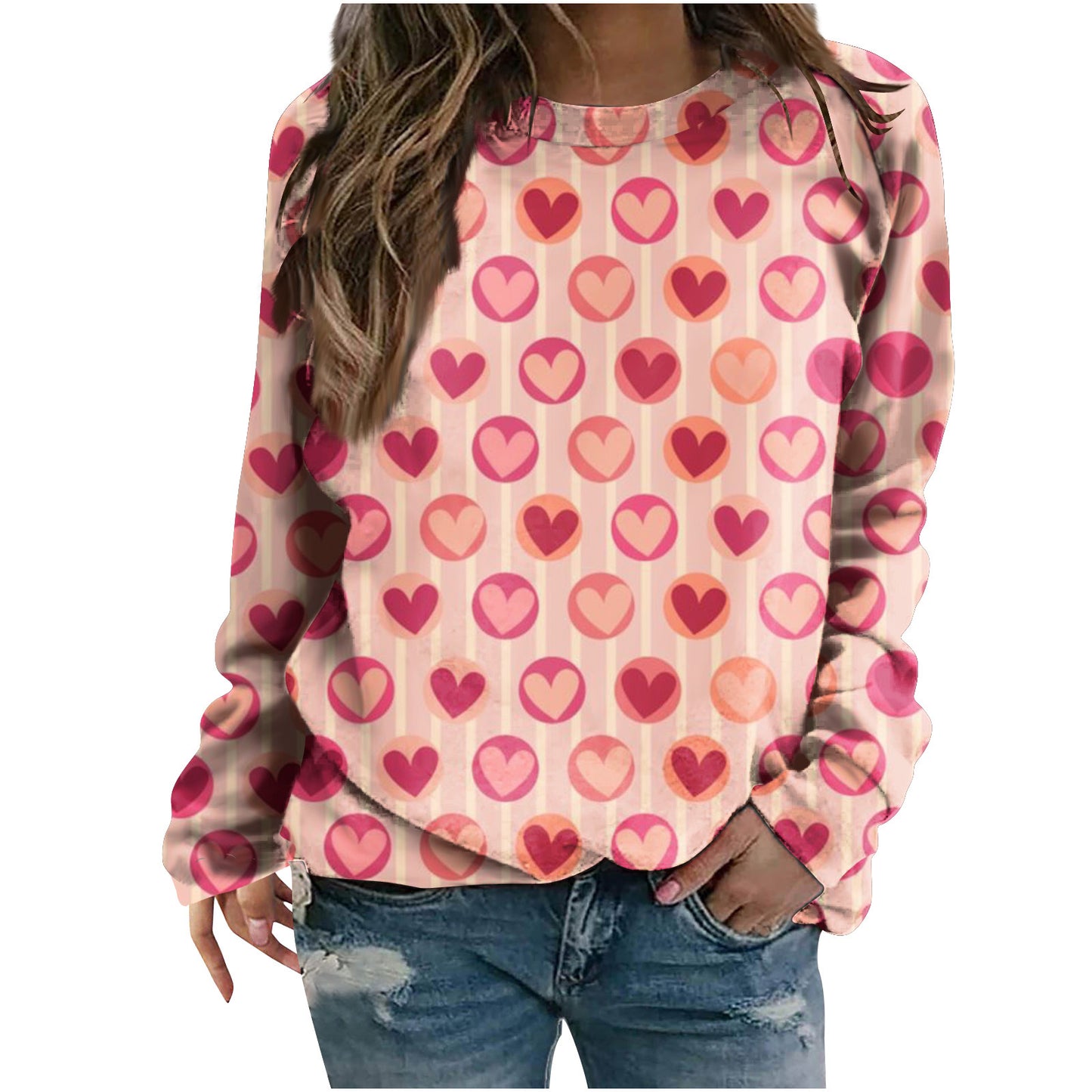 Women's Fashion Round Neck Japanese Sweater