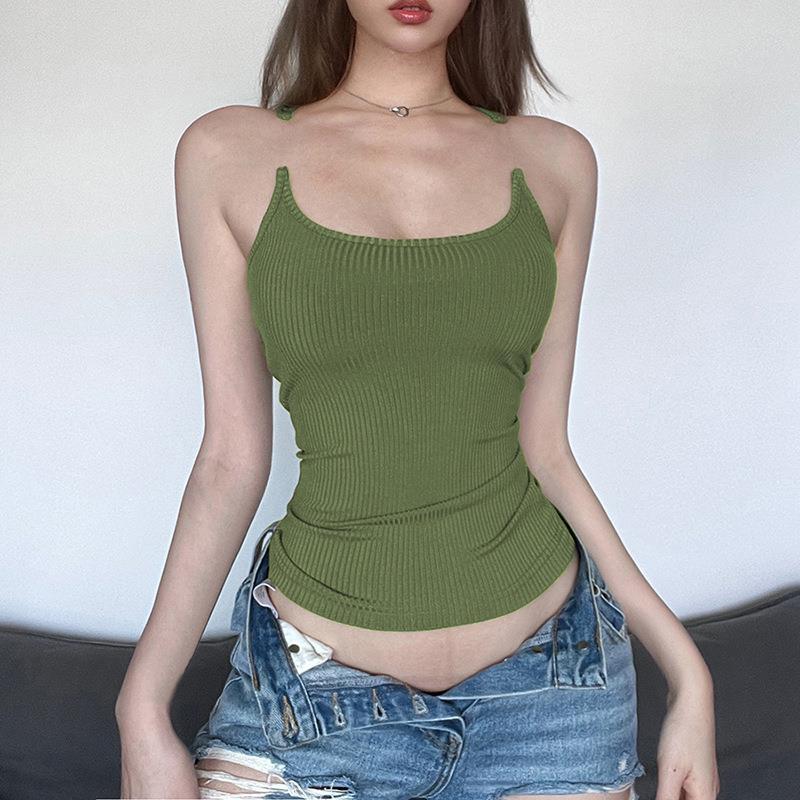 Y2K Invisible Camisole Vest Ins Fashion Slim U-neck Top