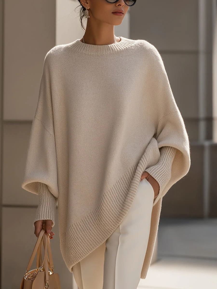 Thick Round Neck Women's Loose All-matching Sweater