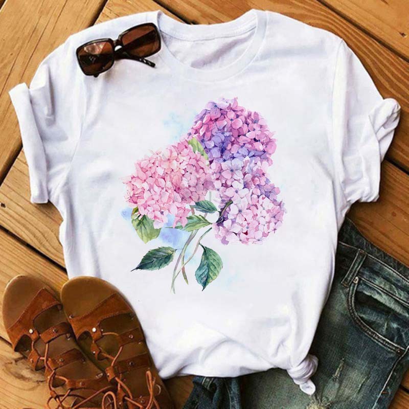 Summer New Printed Short-sleeved T-shirt