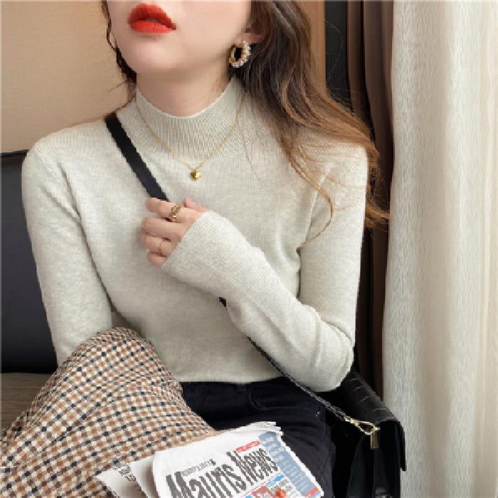 Women's Half Turtleneck Blouse