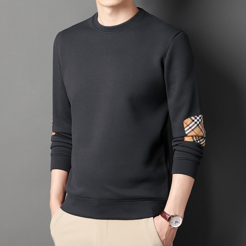 Waffle Long Sleeve T-Shirt Trend Patch