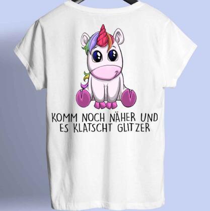 Colorful Animal Print Short-sleeved T Shirt