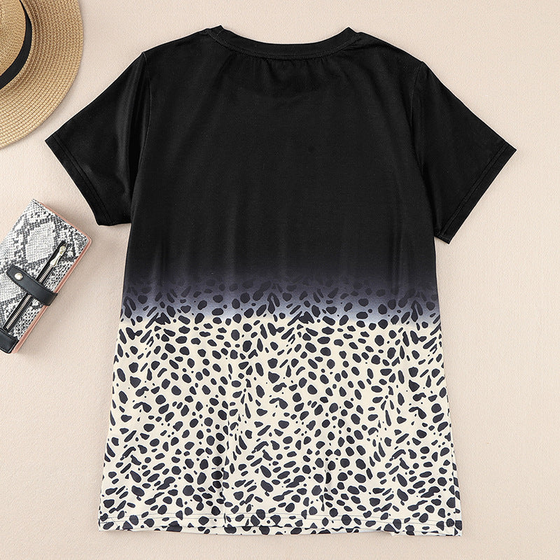Fashionable Versatile Short Sleeve Pullover Women