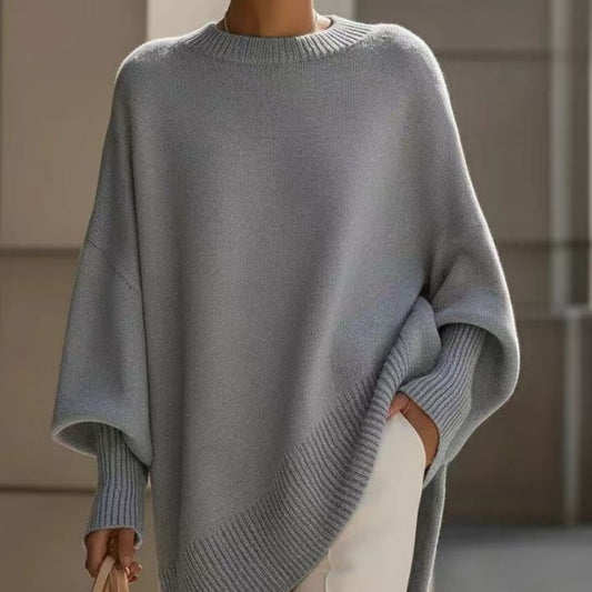 Thick Round Neck Women's Loose All-matching Sweater
