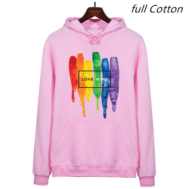 Men's Pride Lgbt Cotton Fleece Hoodies Sweatshirts