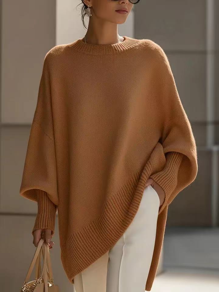 Thick Round Neck Women's Loose All-matching Sweater