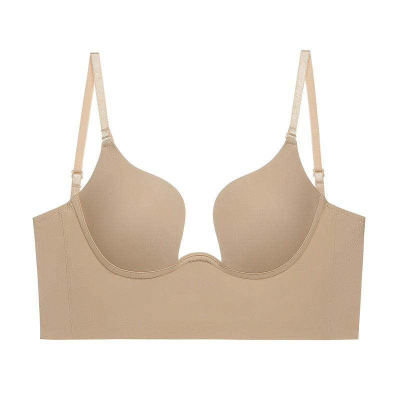 Invisible Beautiful Back U-shaped Seamless Large Backless Bra