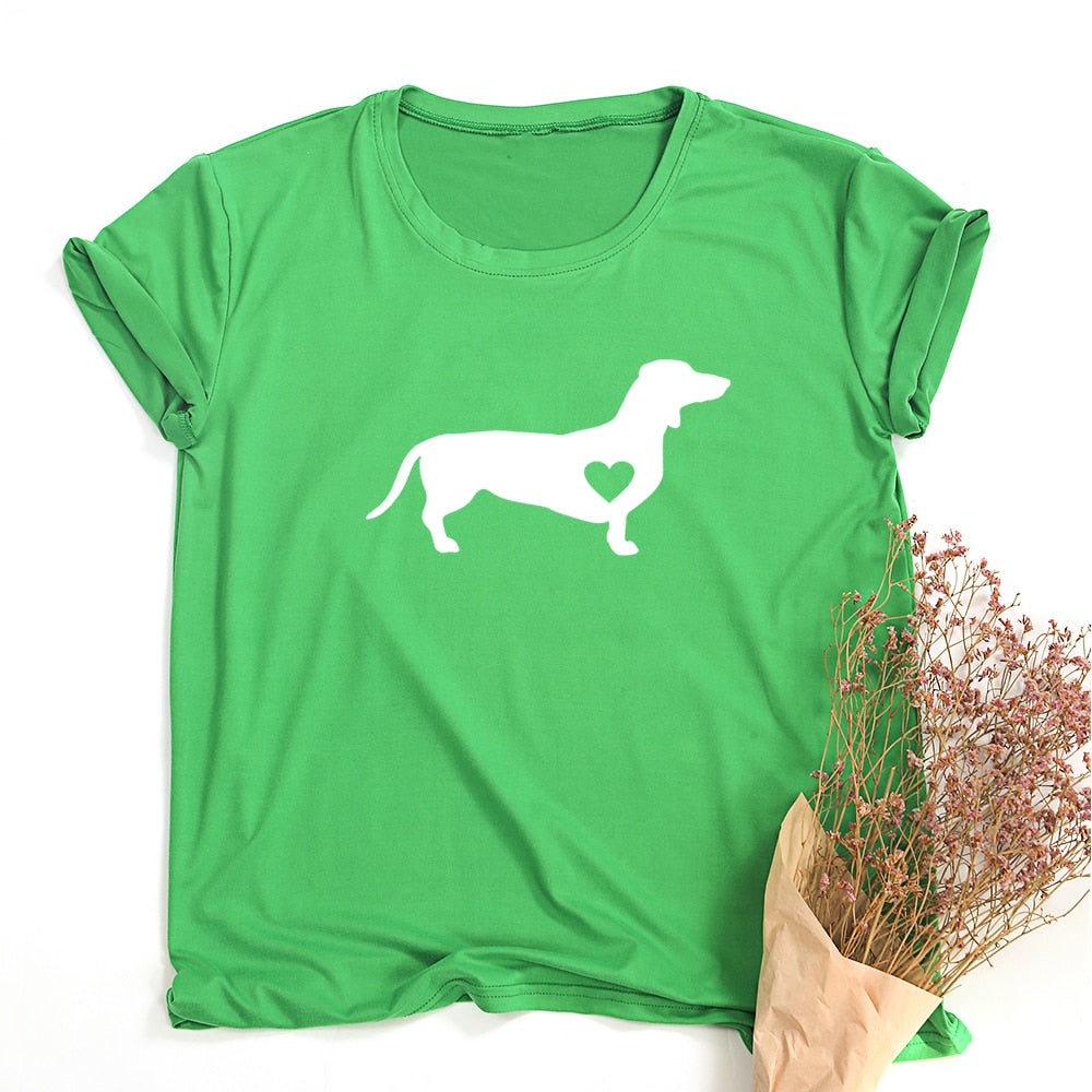 Love Dog T-Shirt Doxie Shirt Wiener Dog