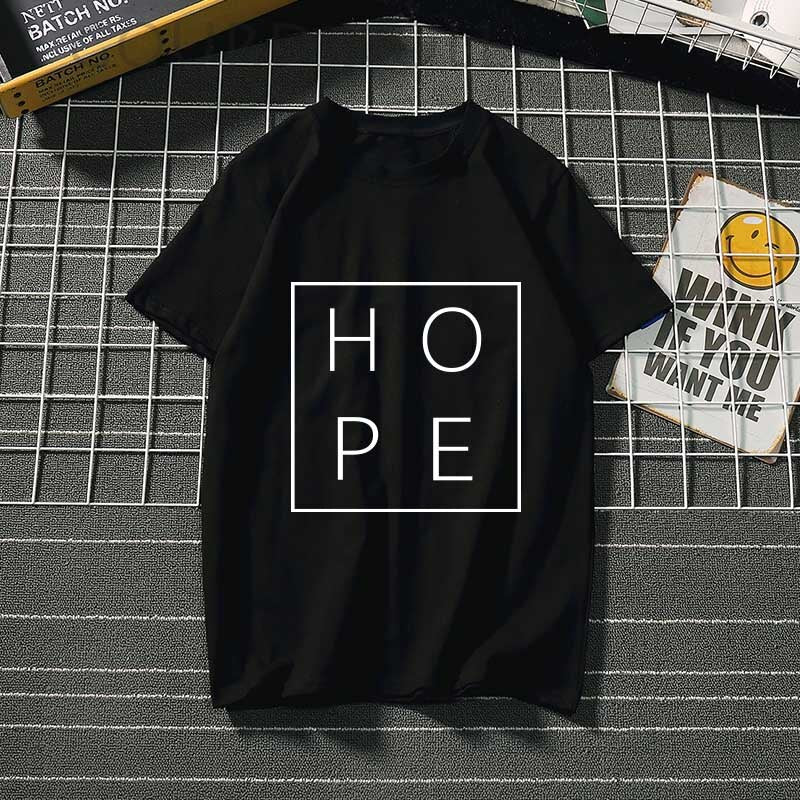 Hope Love letter Women T Shirt women clothes