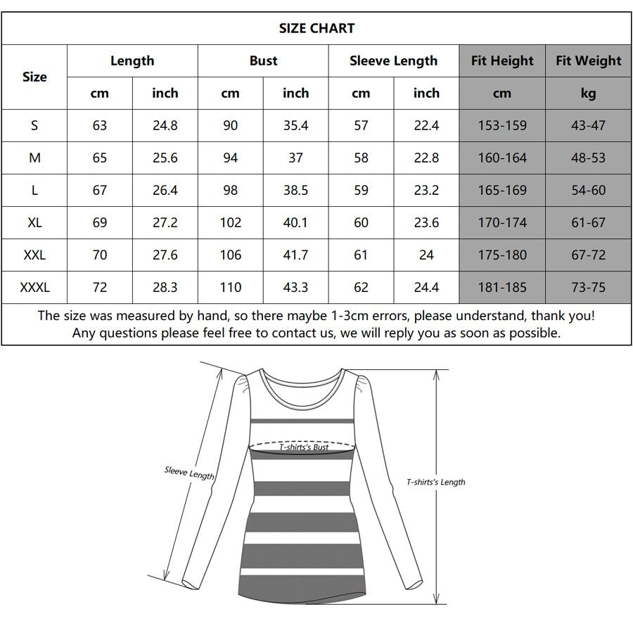 New Women Casual Long Sleeve T shirt Lady  Cotton T-shirts Soft