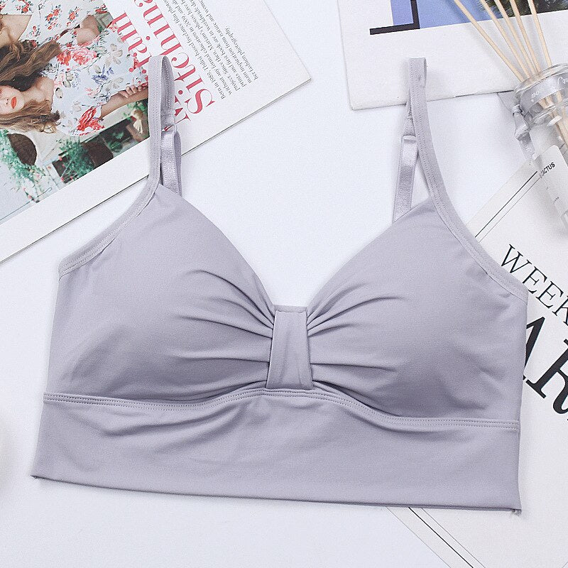 Women Tank Crop Top Female Seamless Underwear Fitness