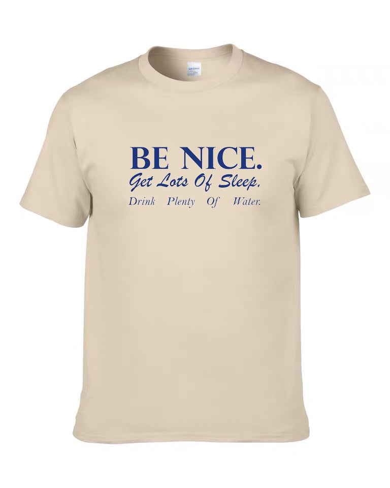 Women T Shirt Be Nice Inspirational Quotes Harajuku Tumblr