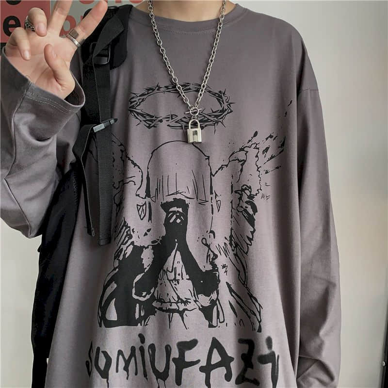 Youth Autumn T-shirt Men Tshirt Women Long-sleeved