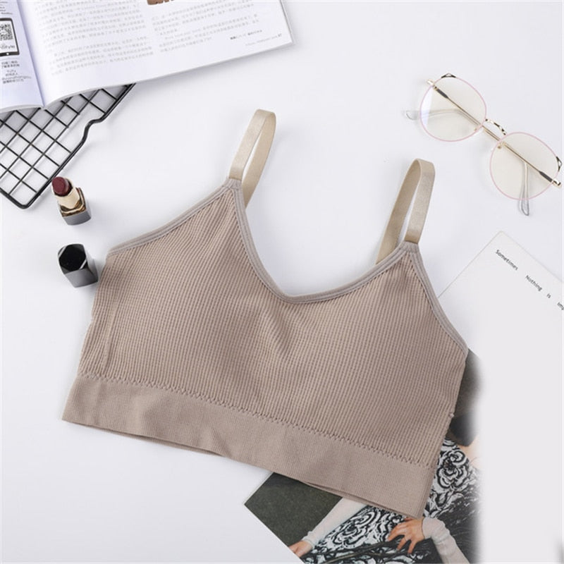 Women Crop Tops Seamless Underwear Female Tank Sexy