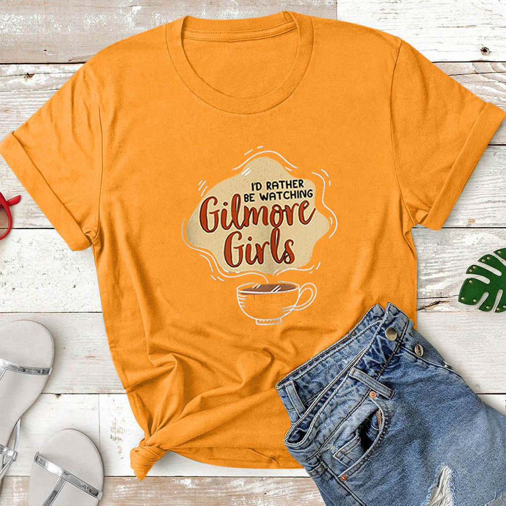 Girls Graphic T Shirts Women T-shirt Loose Camiseta Mujere