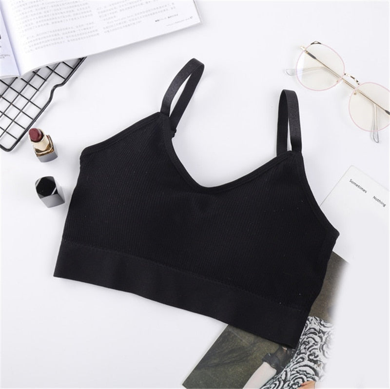 Women Crop Tops Seamless Underwear Female Tank Sexy