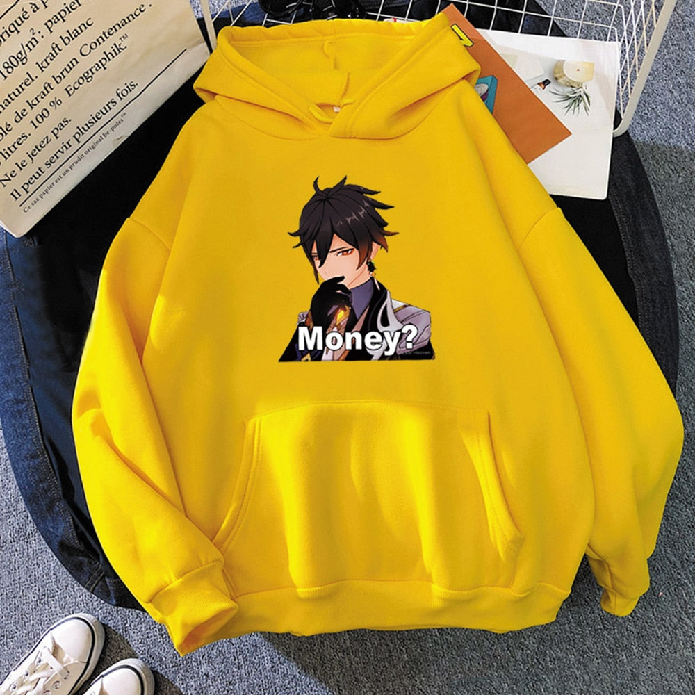 Impact Hot Game Anime Hoodie Women Men Streetwear