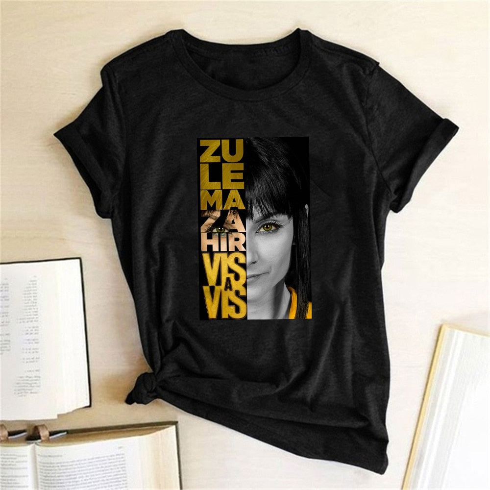 T-shirt Hir Vis A Vis Women T-shirt Casual Short Sleeve Summer