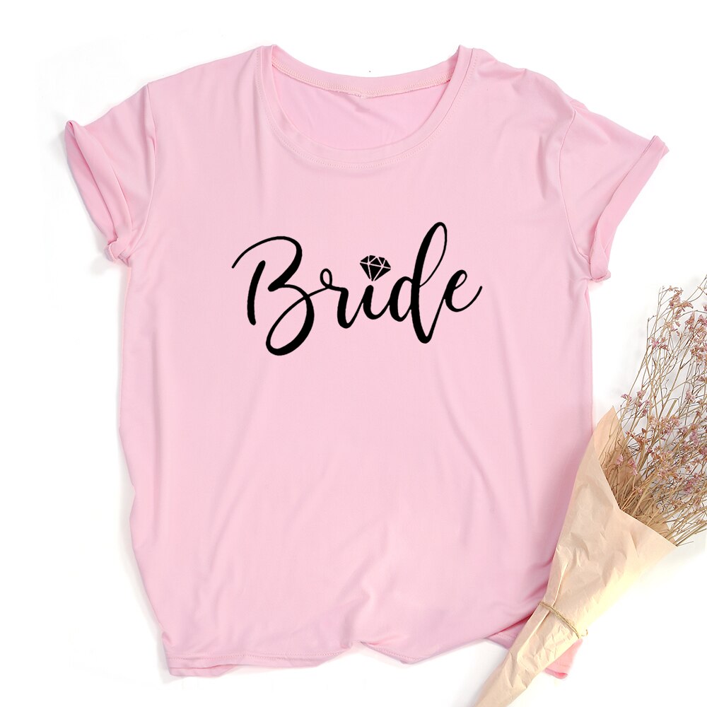 1 Piece Bride Team Couple Bachelorette Bride Party Summer T-Shirt