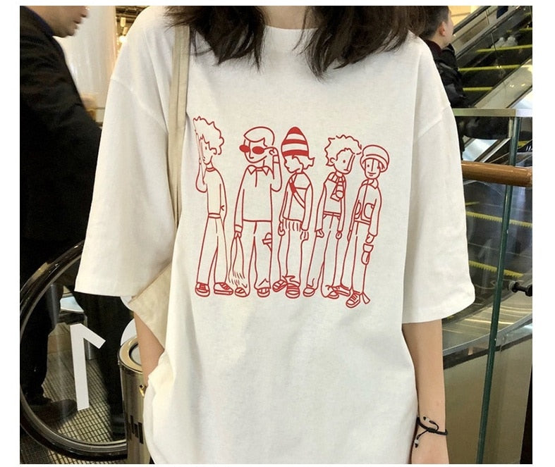 Cotton T Shirt Women Oversized Summer 2021 Short Sleeve Plus Size Undershirt Top Casual Basic T-shirts Tee new Female Tshirt 398