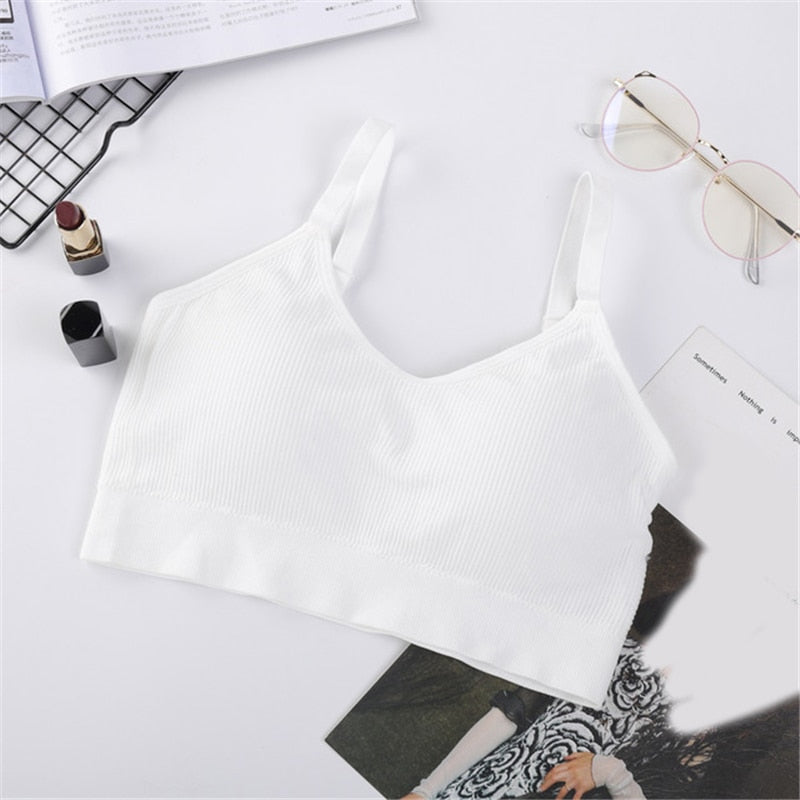 Women Crop Tops Seamless Underwear Female Tank Sexy