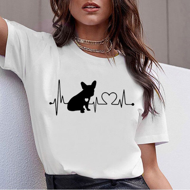 Dachshund Pug Teckel Funny T Shirt Women