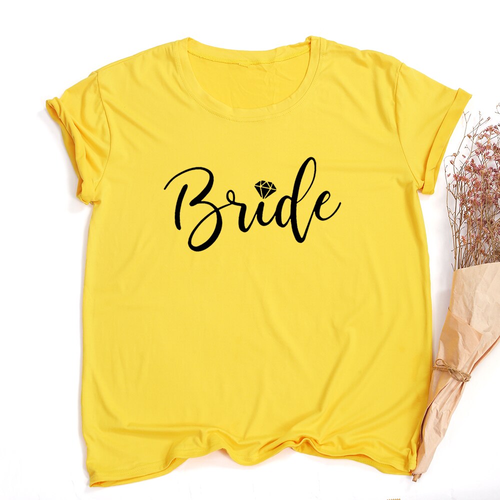 1 Piece Bride Team Couple Bachelorette Bride Party Summer T-Shirt