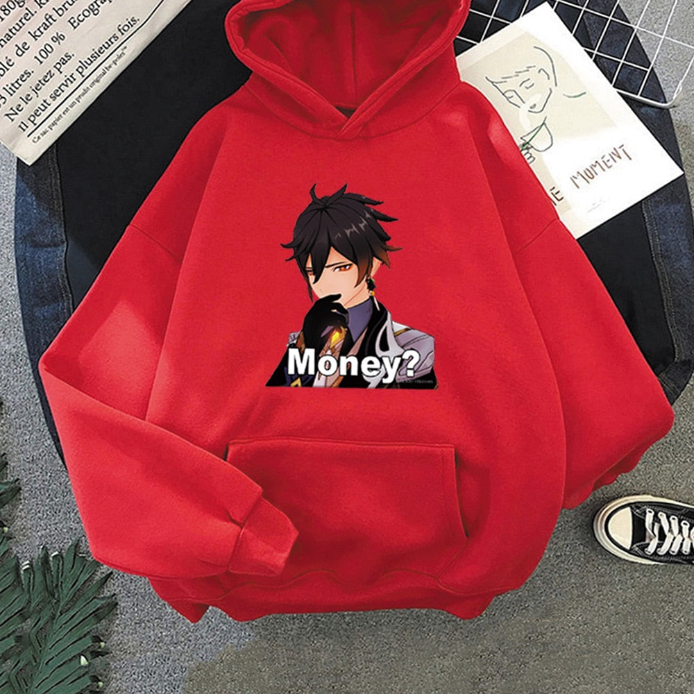 Impact Hot Game Anime Hoodie Women Men Streetwear