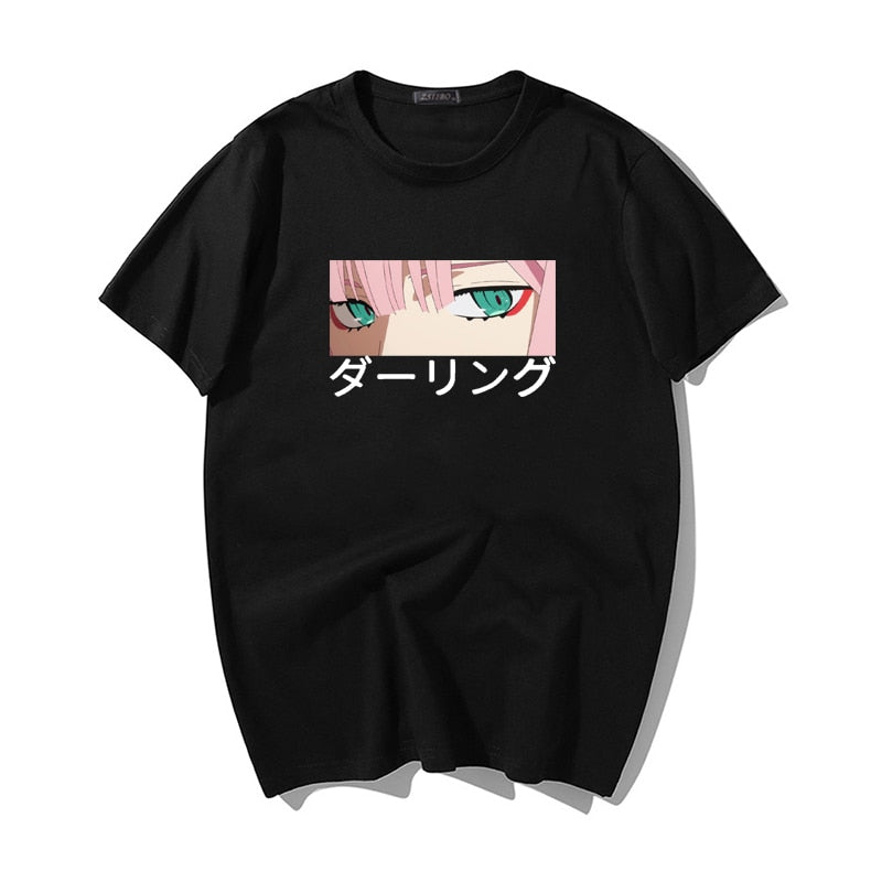 Darling in the Franxx Anime Harajuku Zero TWO Girl Printed T Shirt women Tops Summer Short-sleeve Tee Chic Female T-shirt