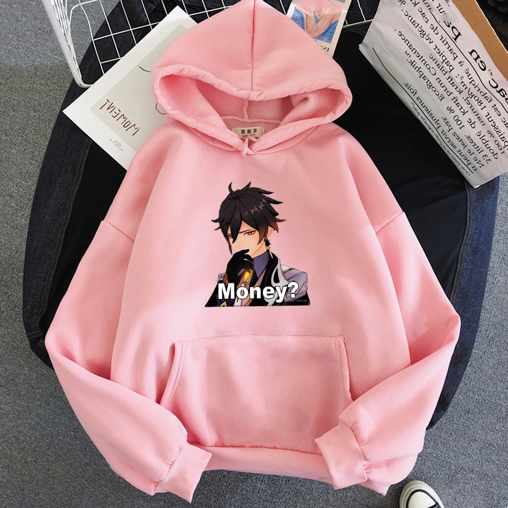 Impact Hot Game Anime Hoodie Women Men Streetwear