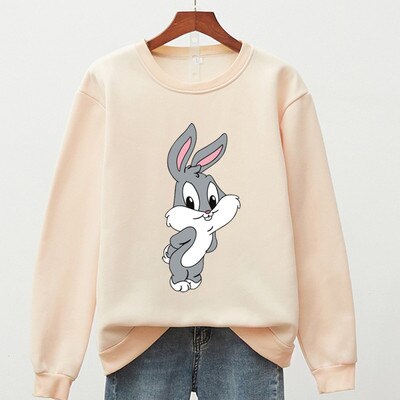 Hot Hit Winter Print Rabbit & Mouse 15 Colors Oversize Hoodies