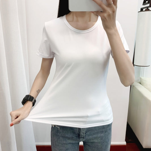 High Quality 4 Color S-2Xl Plain T Shirt Women