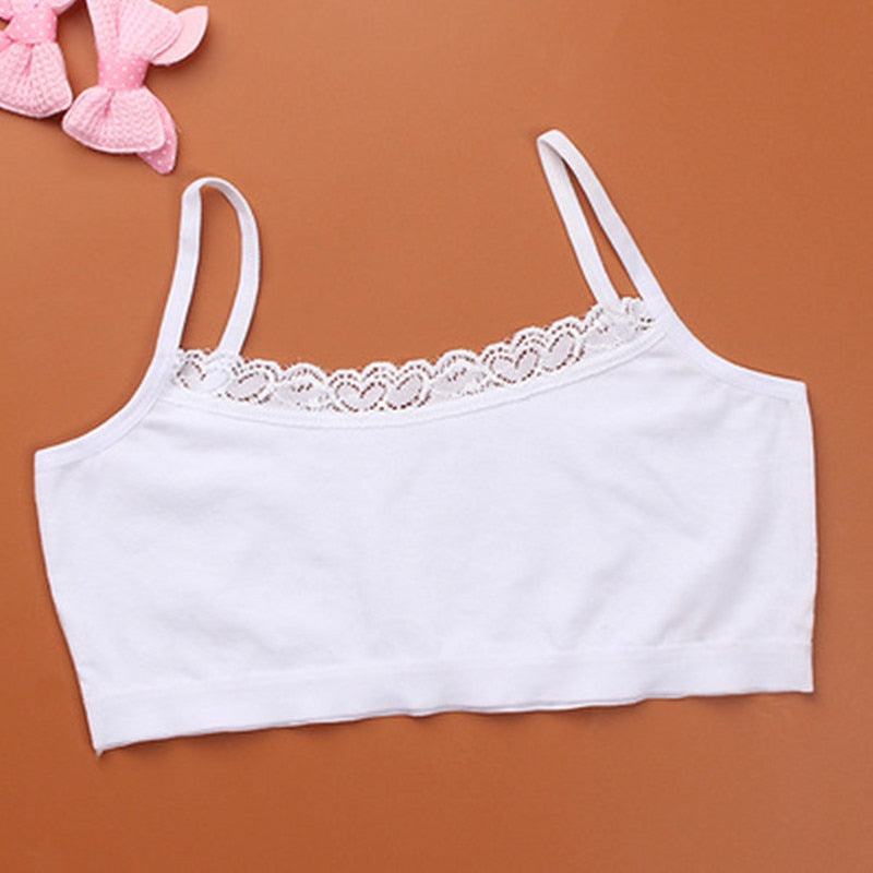 Girls Lace Puberty Teenage Soft Cotton Underwear