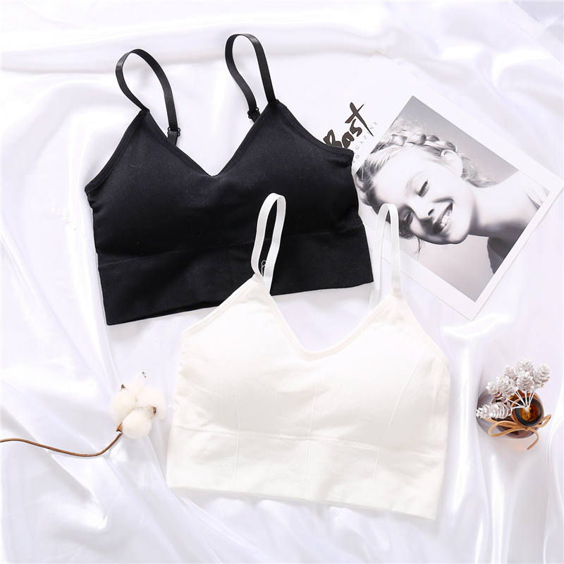 Women Tank Crop Top Seamless Underwear Female Crop Tops