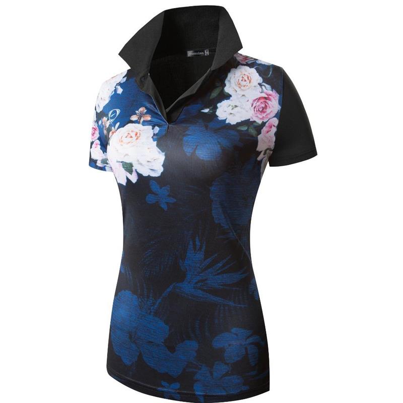 Asian Style Women's Casual Short Sleeve T-Shirt Tee Floral