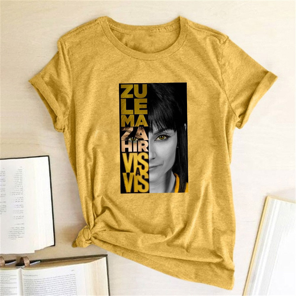 T-shirt Hir Vis A Vis Women T-shirt Casual Short Sleeve Summer